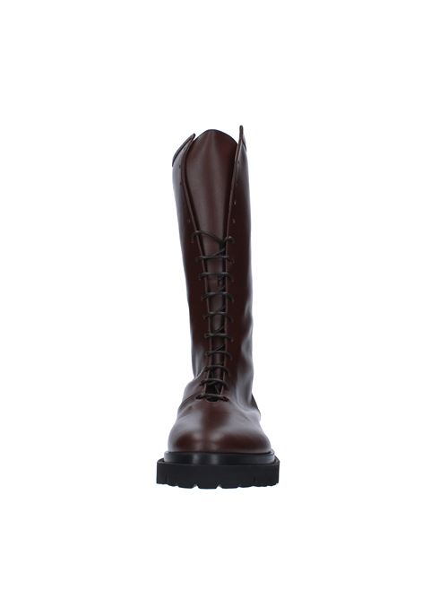 CORBIN-2  boots in leather ILIO SMERALDO | CORBIN-2MARRONE